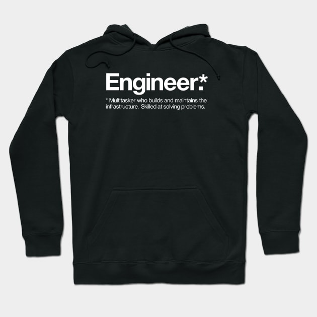 Engineer Definition Hoodie by Positive Lifestyle Online